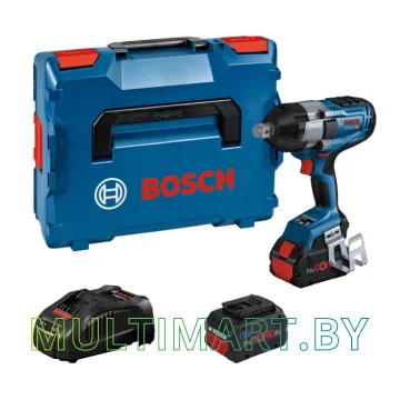 Гайковерт Bosch GDS 18V-1050 H Professional 06019J8502 (с 2-мя АКБ 8 А·ч, кейс)